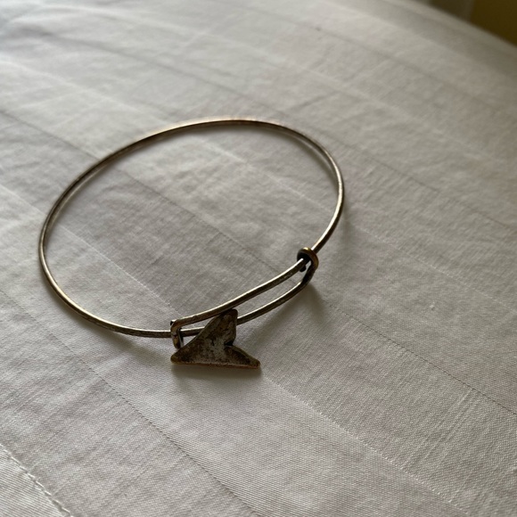 Alex and Ani Silver Shark Tooth Bracelet - Picture 4 of 11
